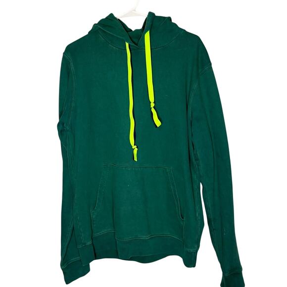 Outerknown Organic Cotton Men's Hoodie Sweatshirt Pullover Green Small - Picture 1 of 7
